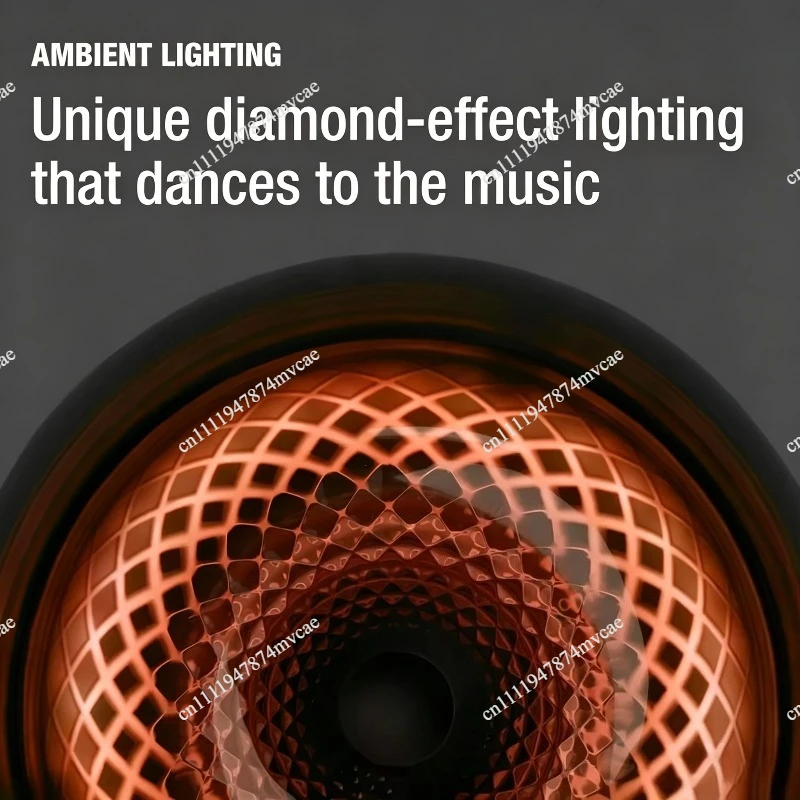 Wireless bluetooth speaker lighting home desktop gift stereo glazed upgrade