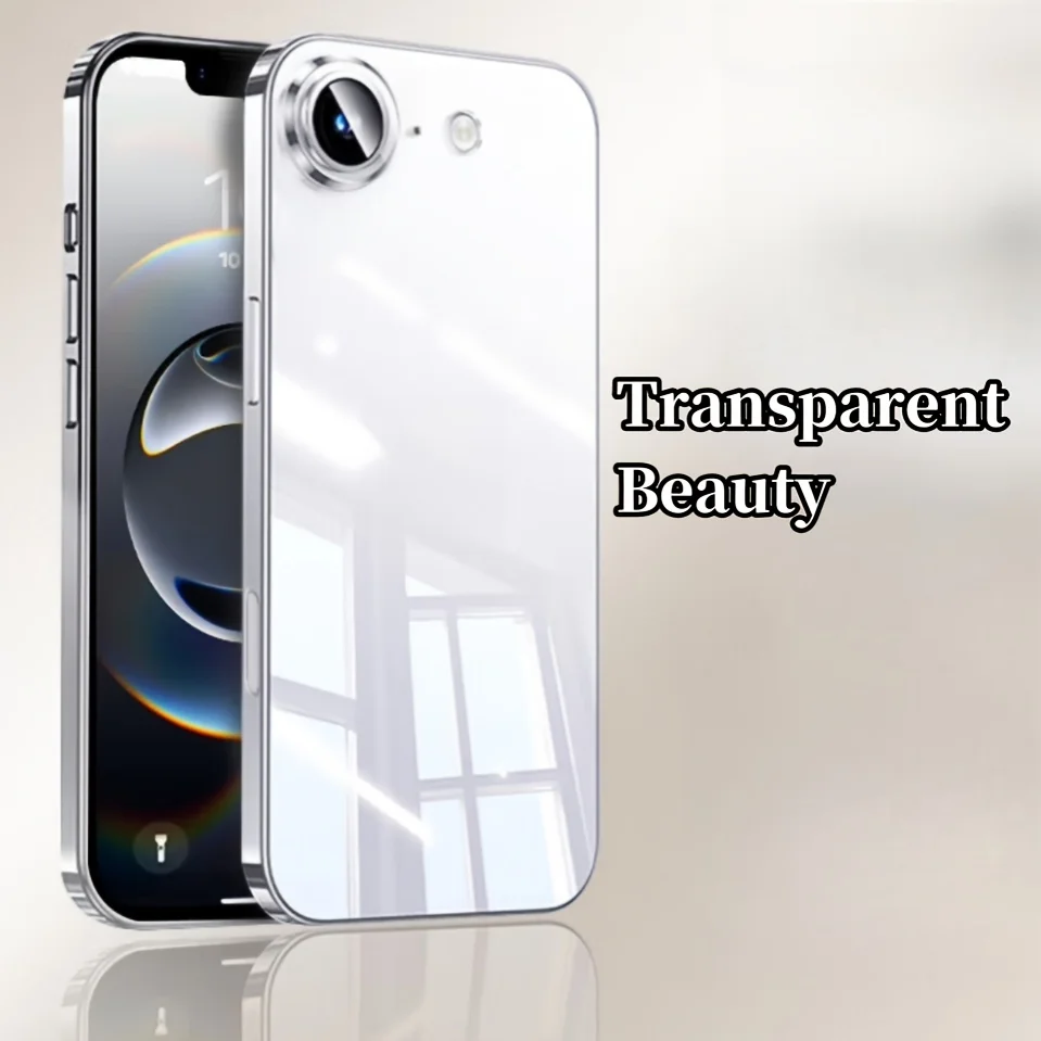 Transparente, stoßfeste TPU-Handyhülle für das iPhone 16e