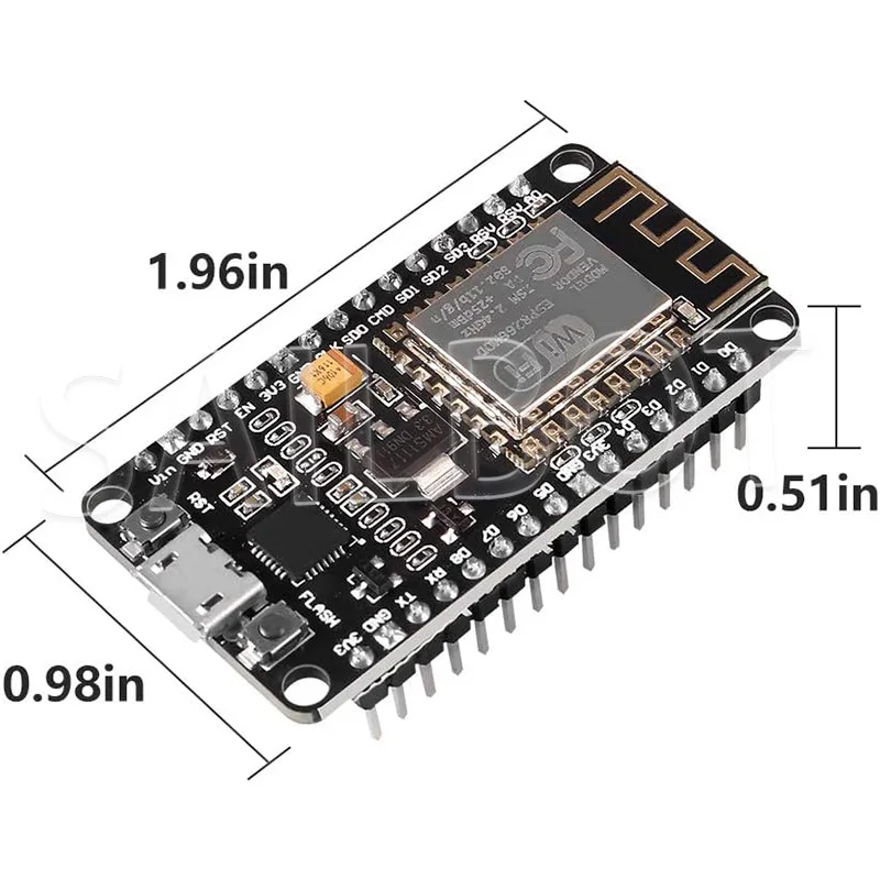 وحدة ESP8266 اللاسلكية CP2102 NodeMcu V2 Lua WIFI إنترنت الأشياء تطوير لوحة ESP8266 ESP-12E مع هوائي PCB