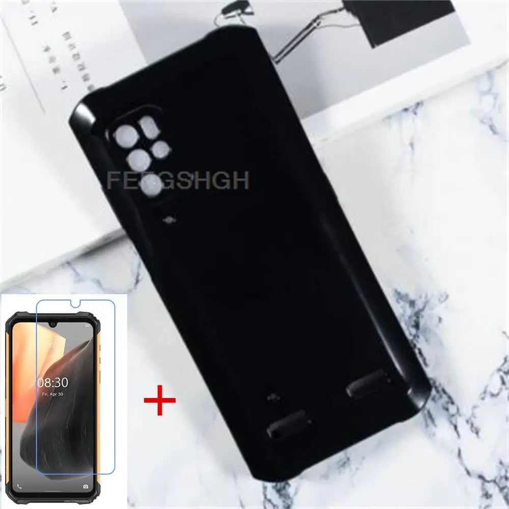 Anti-knock Soft TPU Phone Case For Ulefone Armor 12 5G 6.52" 2021 Silicone Cover Bumper Tempered Glass For Ulefone Armor 12