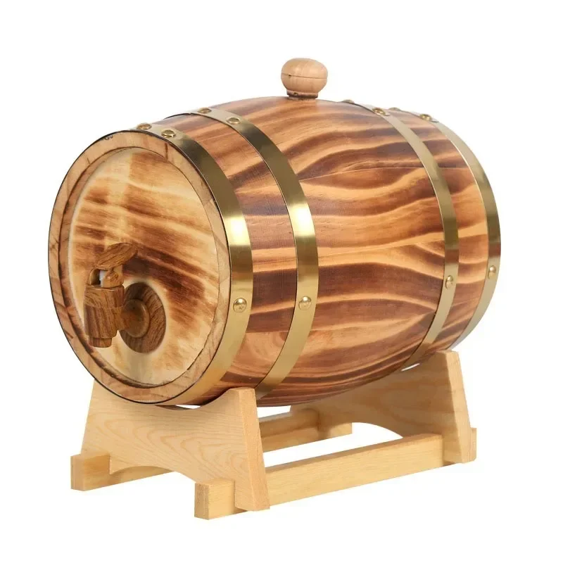 Free shipping 10L Vintage Wood Oak Timber Wine Barrel Dispenser for Whiskey Bourbon Tequila Wine Beer Set