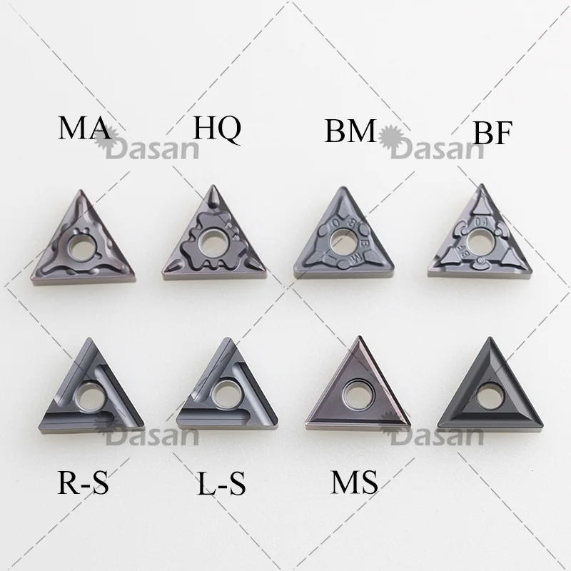 10pcs TNMG160404 TNMG 160404 R-S L-S BM BF  HS7125 Carbide Insert Original Turing Lathe Machine Part Tool