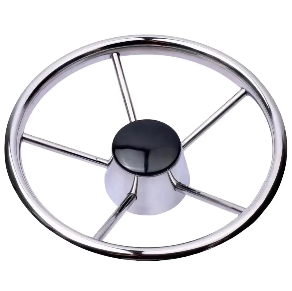 Stainless Steel Marine Fishing Boat Yacht Ship Steering Wheel For Boat Marine