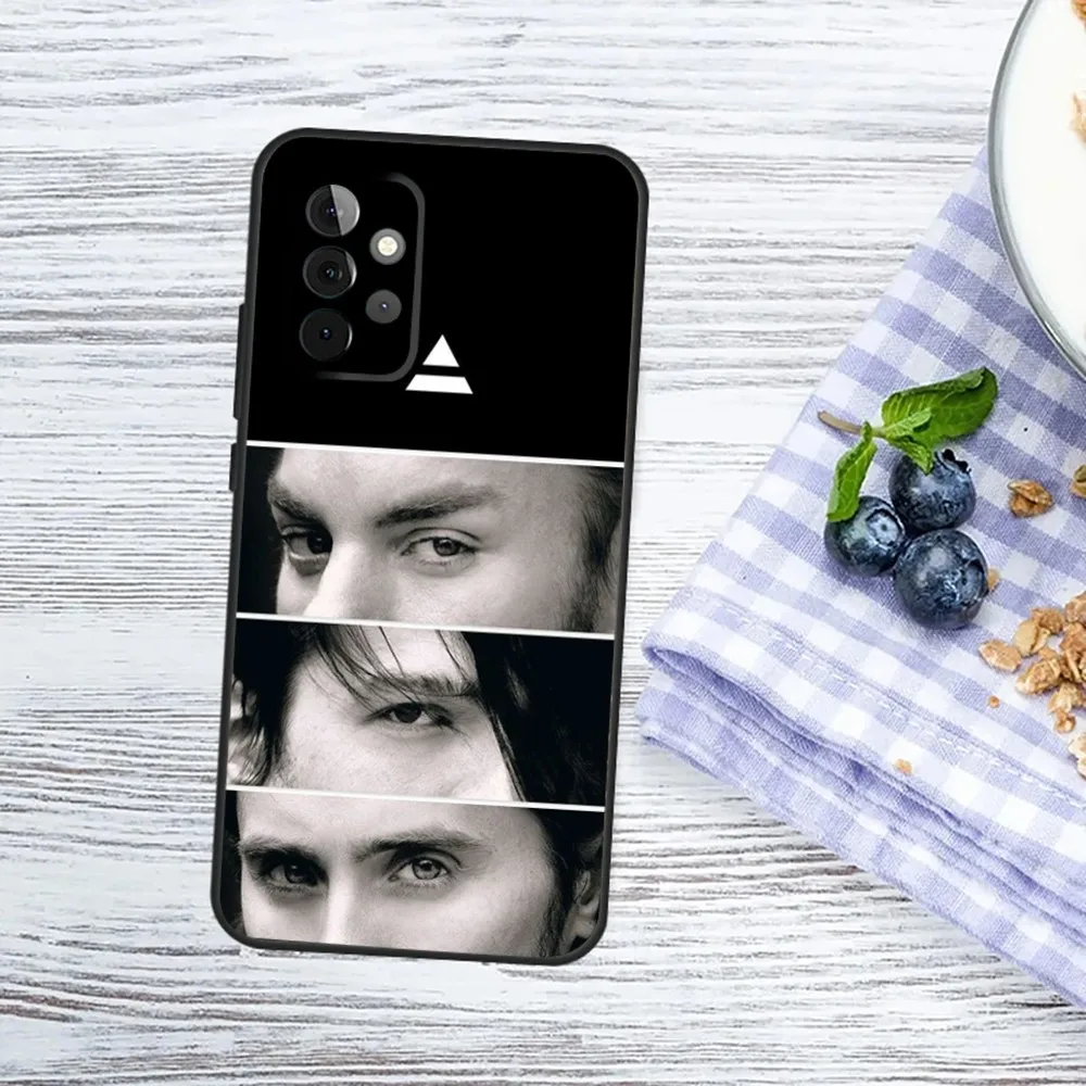 Thirty S-Second To Mars 30stm Phone Case For Samsung Galaxy A13,A21s,A22,A31,A32,A52,A53,A71,A80,A91 Soft Black Phone Cover