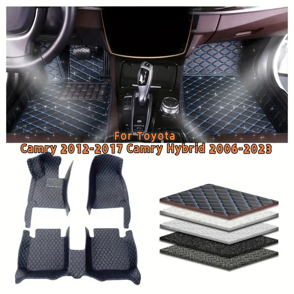

Автомобильный коврик на заказ для Toyota Camry 2012-2017 Camry Hybrid 2006-2023, детали интерьера автомобиля, аксессуары, нескользящий автомобильный ковер