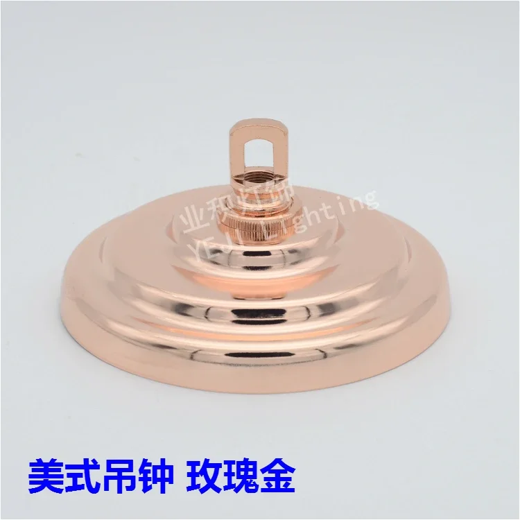 Rose Gold Rings Heavy crystal chandeliers ceiling rose 150mm ceiling plate lamp base American ceiling bell Lighting Accessories