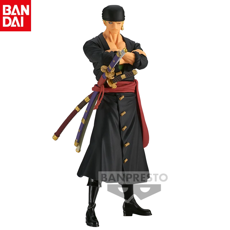 Bandai Original Genuine One Piece DXF Wano Country vol.5 Roronoa Zorro Animation Action Figure Figure Holiday Gift