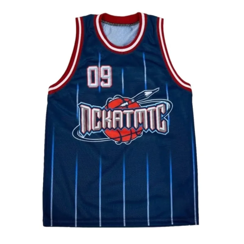 2026 New American Retro Basketball Jersey – No. 9 Breathable Mesh Sleeveless Top (Unisex Loose-Fit Sports Tee / Family Matching)