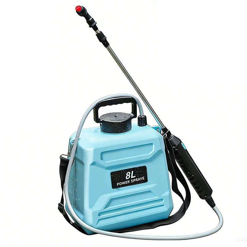 

8L Automatic Electric Sprayer with One-Click Water Flow, Handheld Garden Sprayer for Outdoor Battery-operated Sprayer Spray Gun
