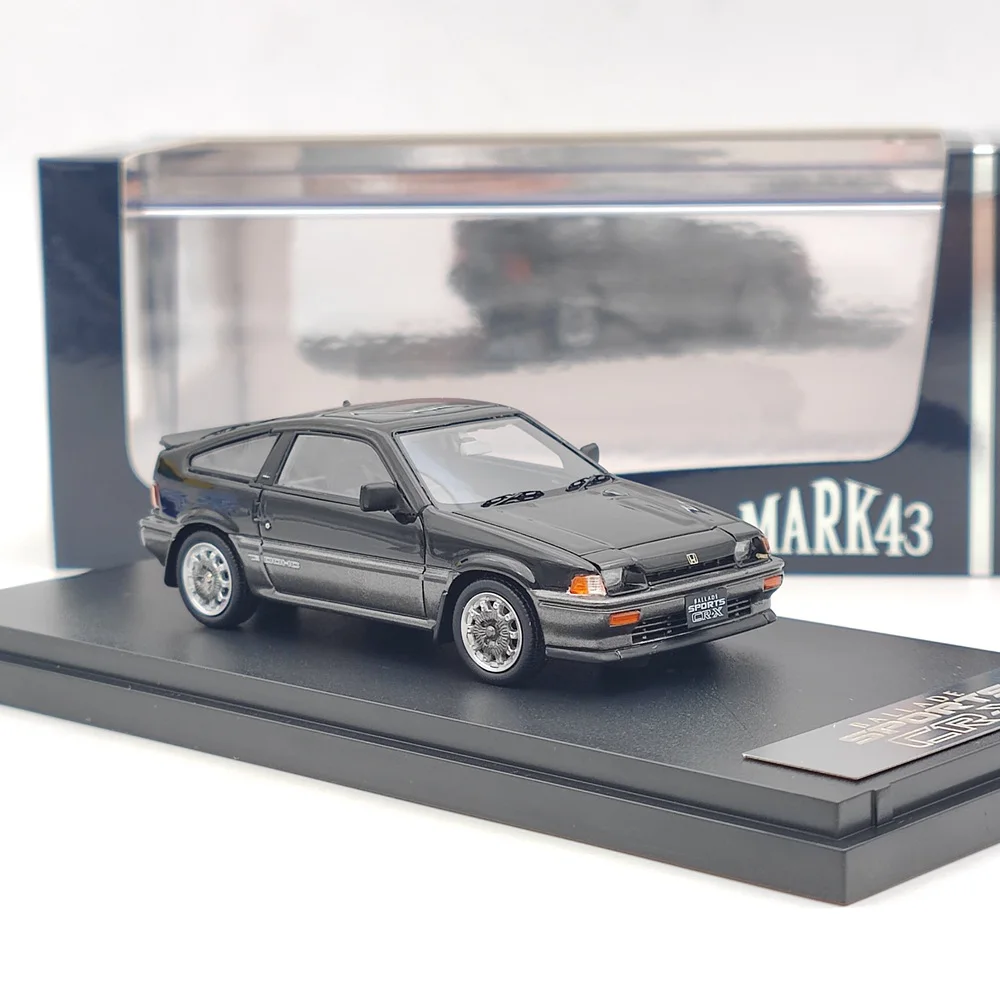 Mark43 1/43 Ballade Sports CR-X Si AS CF-48 Wheel Black PM4384SBK Resin Model Toys Car Limited Collection