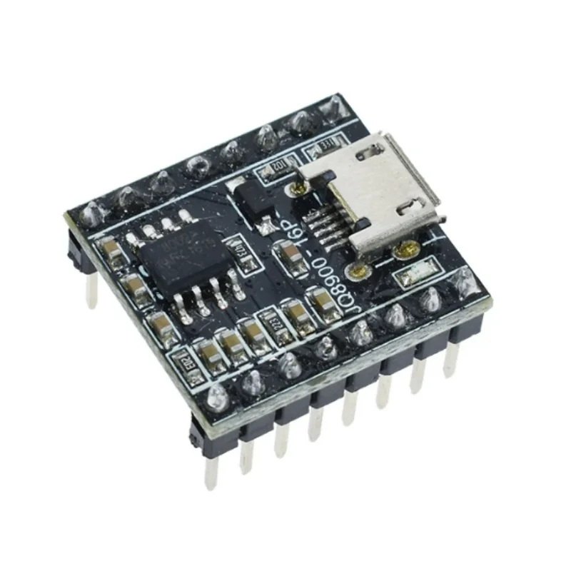 JQ8900 speech recognition module can customize music, intelligent speech, broadcast, USB recording, serial MP3 recognition modul