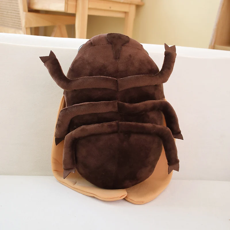 1pc 48CM Simulation Cicada Plush Toys Stuffed Soft Animal Insect Pillow Real Life Bug Plushie Kids Boys Birthday Decor Gift