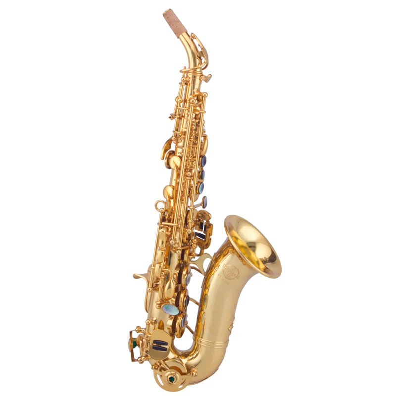 Woodwind Instrument Taishan Soprano Saxophone With Gold Lacquer EB Tone Good For Beginners