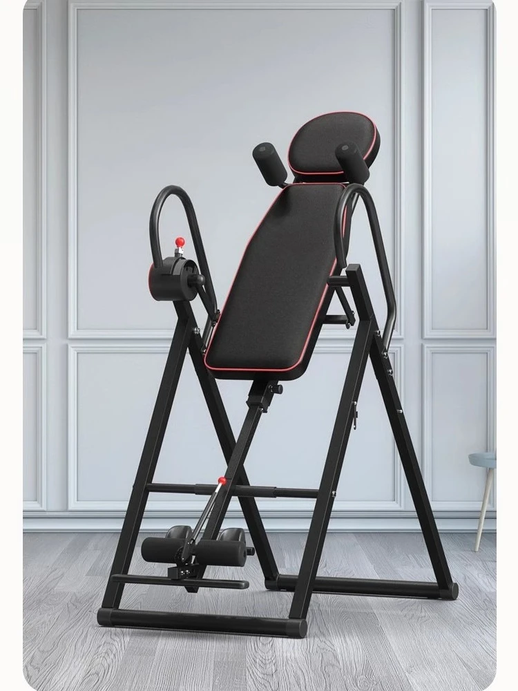Foldable Gravity Therapy Inversion Table Home Gym Fitness Equipment Inversion Handstand Machine