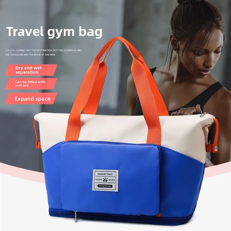 

Lightweight Large Capaci Handbag Portable Travel Bag for Women ort Trips Outings Fitn Bag Durable Polyester Bag