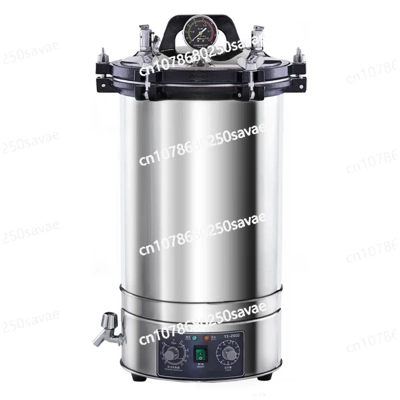 Portable Steam Sterilizer  Autoclave Sterilization Machine 18 Liter 24 Liter 30 Liter Mushroom  Medical Disinfection Products