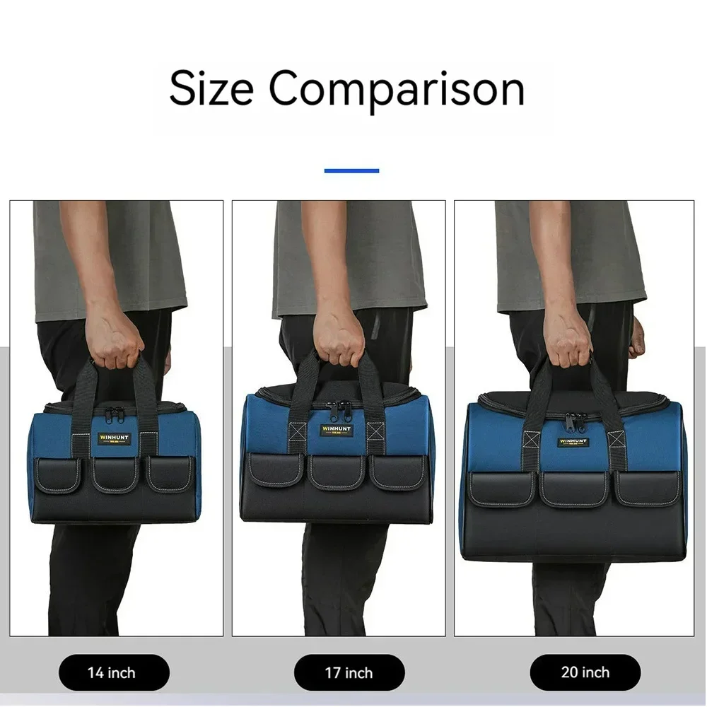 Elektricien Gereedschapstas Stevig En Duurzaam Canvas Draagbare Multifunctionele Reparatie Speciaal Timmerwerk Met Grote Capaciteit Gereedschapstas Box