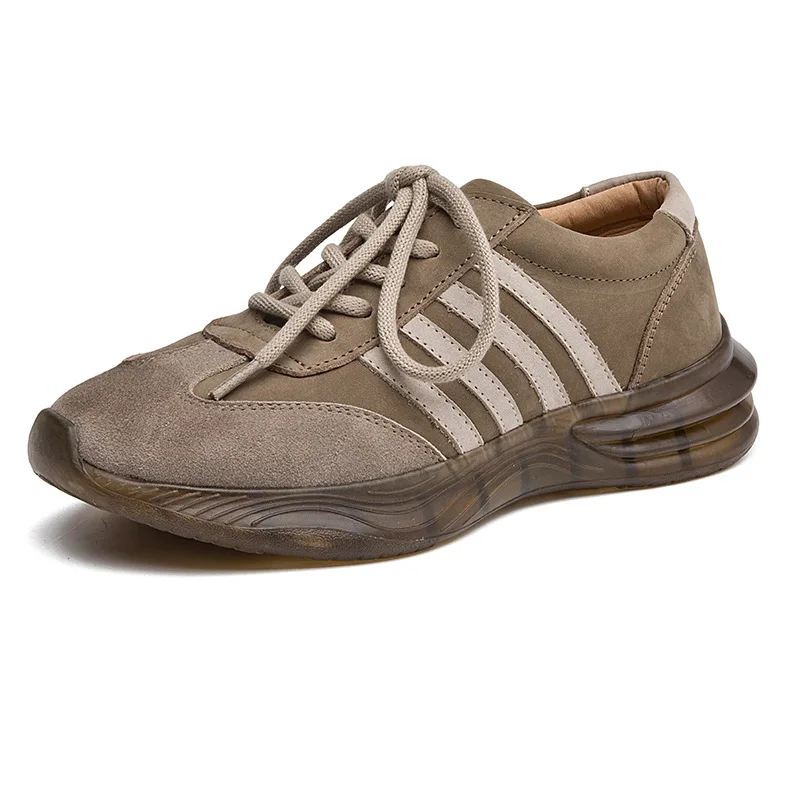 

Retro Nostalgic Style Cowhide Women's Shoes All Genuine Leather Casual shoes sneakers