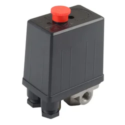 5-8kg 90-125PSI 16A Heavy Duty Air Compressor Pressure Regulator Switch Control Valve 4 Port Power Tools Accessories Replacemet