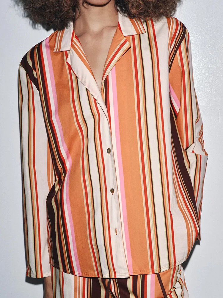 New Arrival Autumnal Spwear Sle irt And Flared Pants Women's Faion ZA2025 Ladies Ethnic Stage Costume 2025