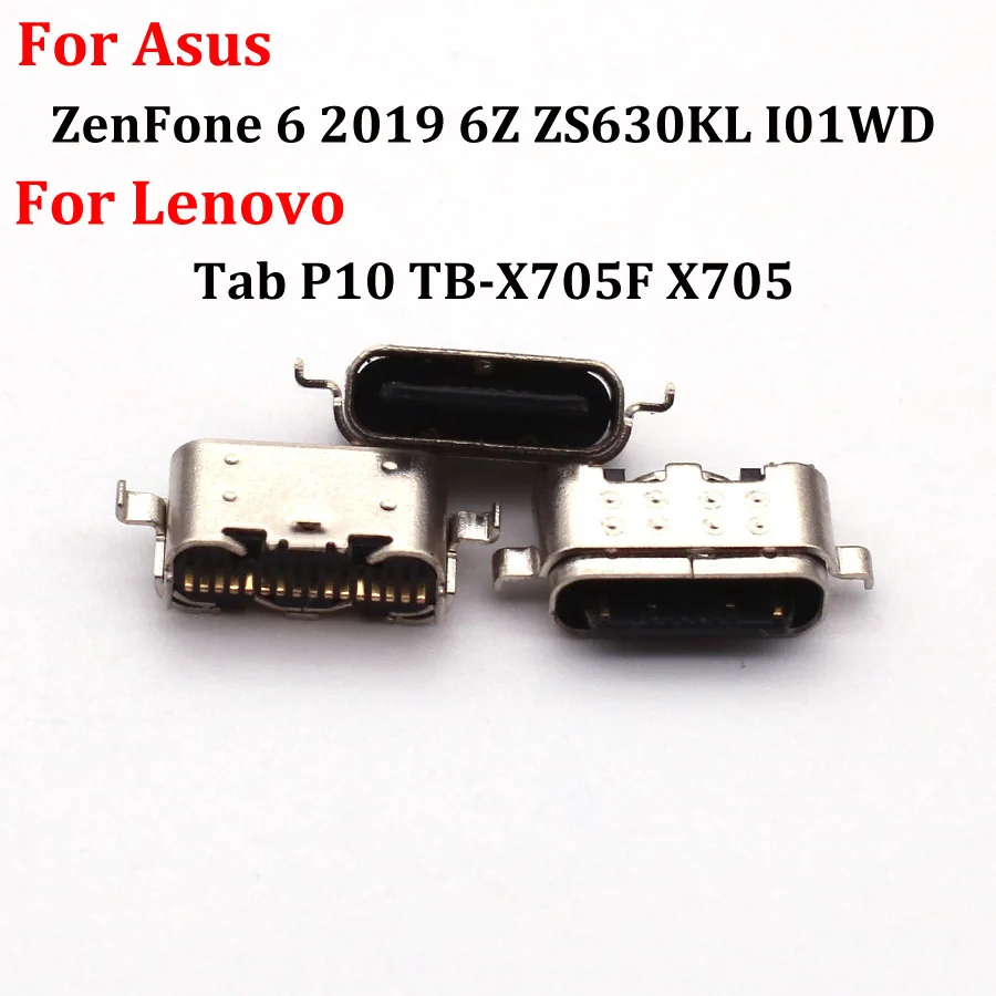 1-10Pcs USB Charger Charging Port Plug Dock Connector Jack For ASUS ZenFone 6 2019 6Z ZS630KL I01WD Lenovo Tab P10 TB-X705F X705