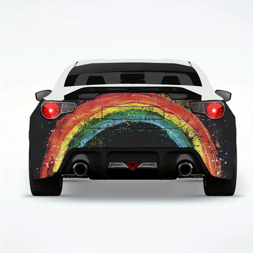 

Радужная любовь декларация автомобильная наклейка-виниловая наклейка на заднюю часть автомобиля, водонепроницаемые самоклеящиеся виниловые наклейки для хвоста и бампера автомобиля