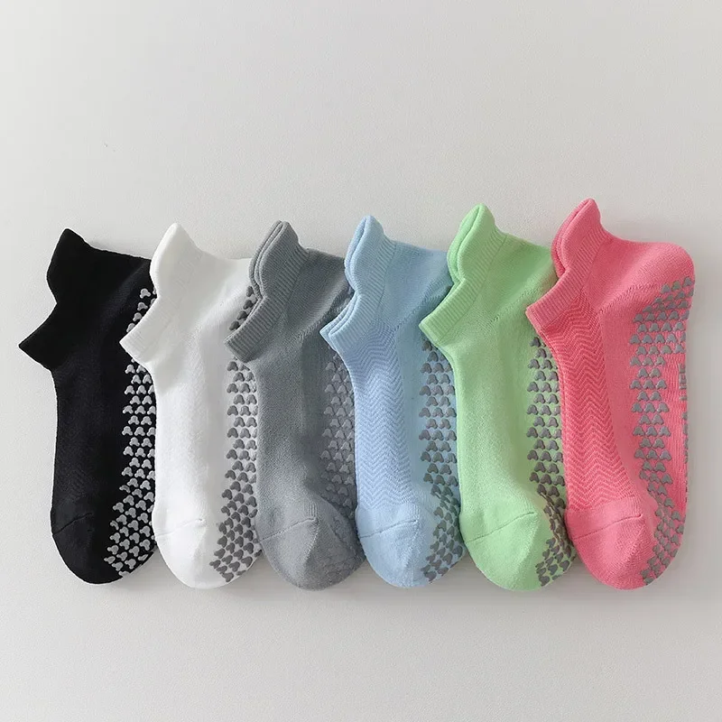 

Женские носки для йоги, тонкие дышащие сетчатые носки для спортзала, фитнеса, танцев, спортивные носки, профессиональные силиконовые нескользящие носки для пилатеса, носки