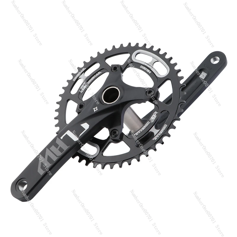 

Bicycle Crankset Hollow Integrated Crank 9/10/11S Positive and Negative Tooth Modification Single Plate