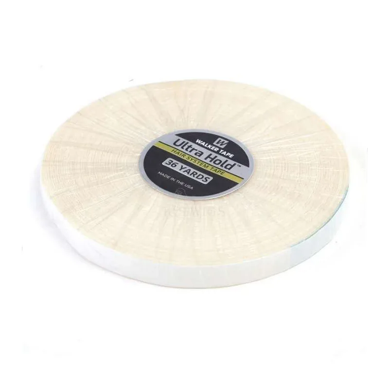 0.8cm/1.0cm/1.27cm Width 36 yards White Ultra Hold Tape Double side tape lace front tape hair tape