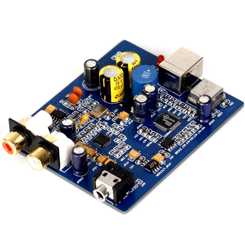 

Blue Dlhifi ES9018K2M SA9023 USB HIFI DAC Decoder Board External Sound Card Support 24Bit 92K For Amplifier