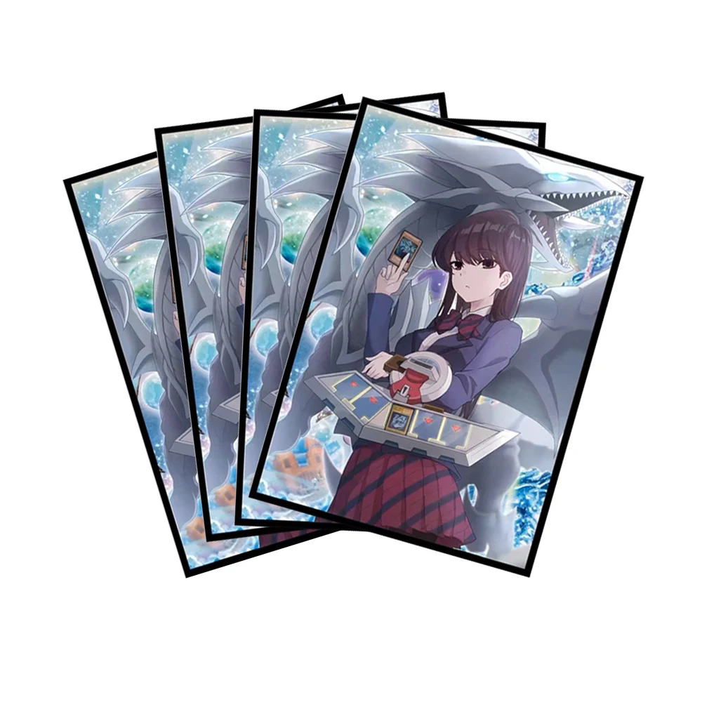 63 x90mm 50PCS Anime Card Sleeves Toploading Trading Card Sleeves protezione per carte di dimensioni giapponesi per YGO