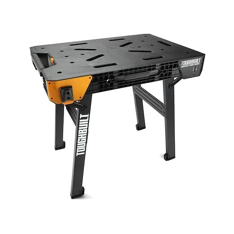 TOUGHBUILT TB-WB700 QuickSet Work Bench Quick Folding Miter Saw Table Multifunctional Portable Maintenance Work Table