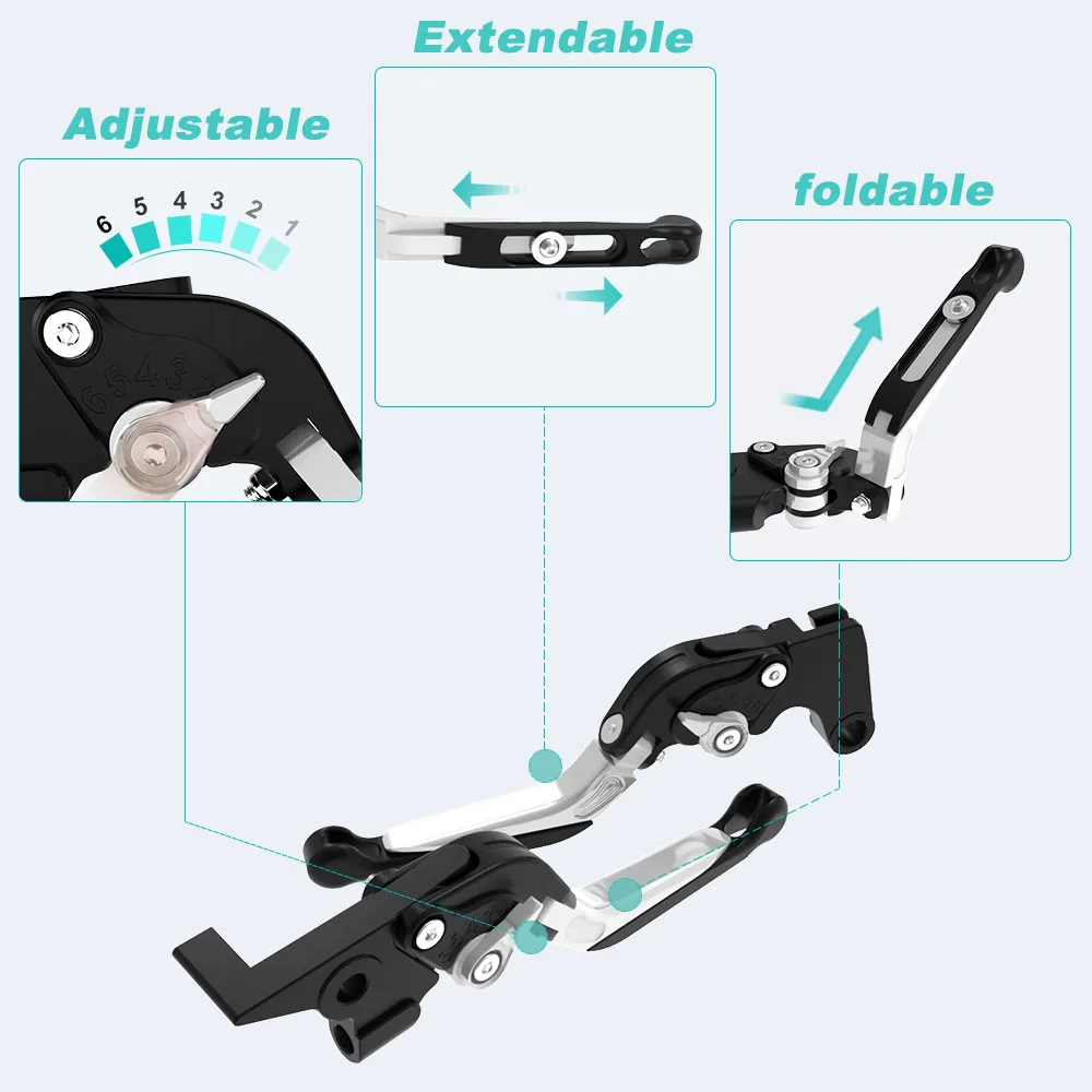 Motorcycle Adjustable Extendable Brake Clutch Levers For Triumph Tiger Explorer 1200/XC Tiger1200 ExplorerXR/XRT/XRX XC/XCX/XCA