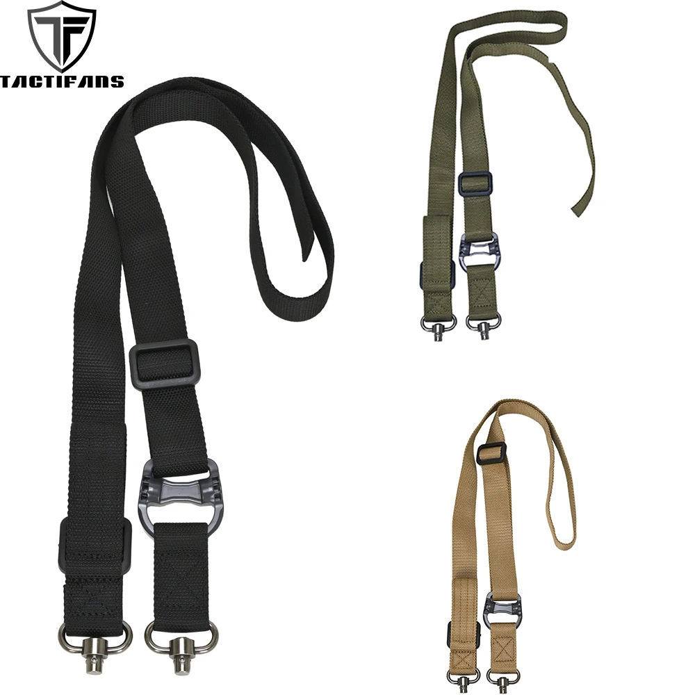 Tactical Hunting Rifle Gun MS4 Sling Strap Quick Detach Dual QD Swivel 2 Points Multi-Mission Sling System Double Point