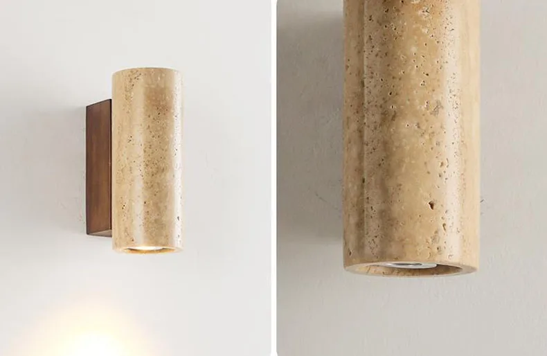 Natural Stone LED Wall Lamp Sconce Home Atmosphere