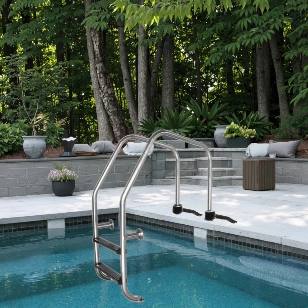 

PIKES LF Series Stainless Steel Pool Ladder Anchor Type with 3/4/5 Steps