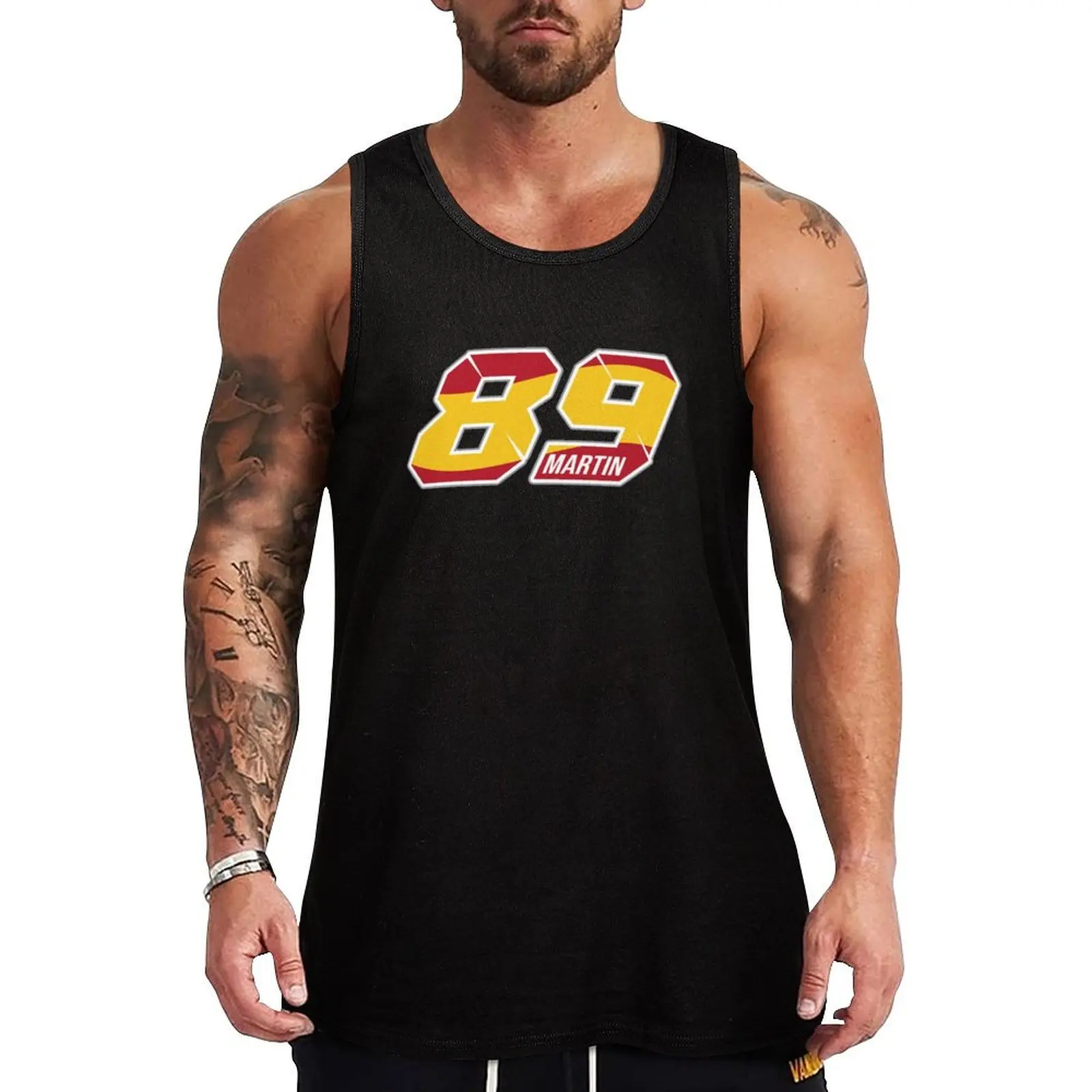 

Jorge Martin Number 89 Tank Top T-shirts men Men sleeveless tee basketball Men's t shirt