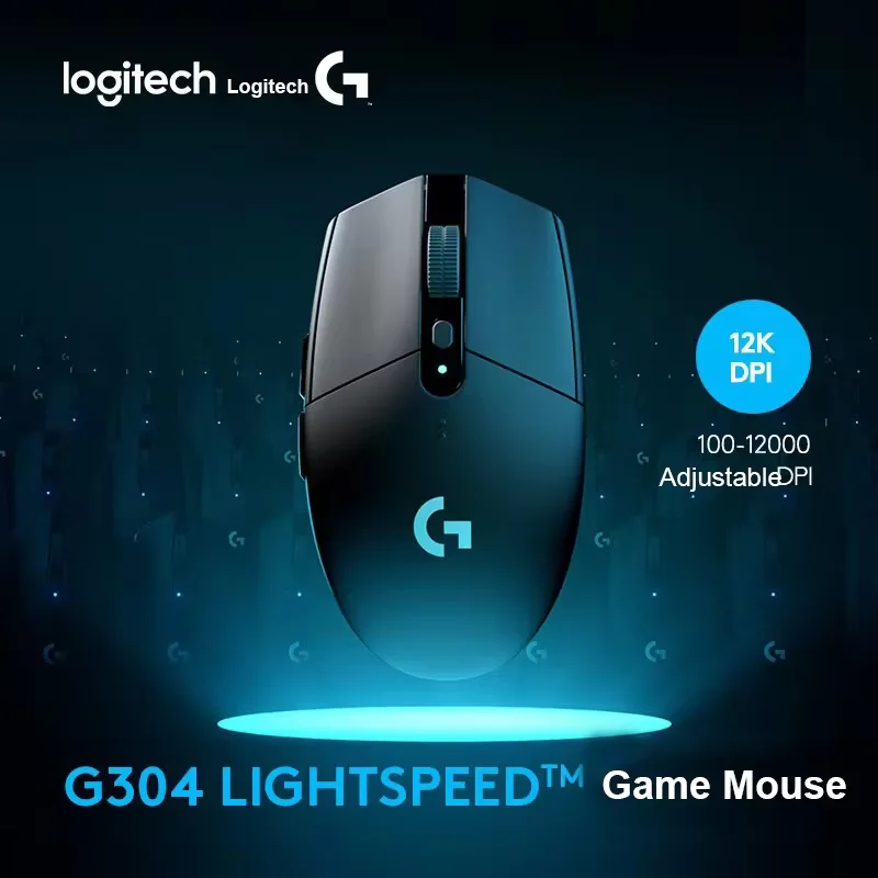 Logitech G304 LIGHTSPEED Wireless Mouse Game Mouse Light Portable Mouse Macro Jedi Survival FPS League of Heroes Eat Chicken