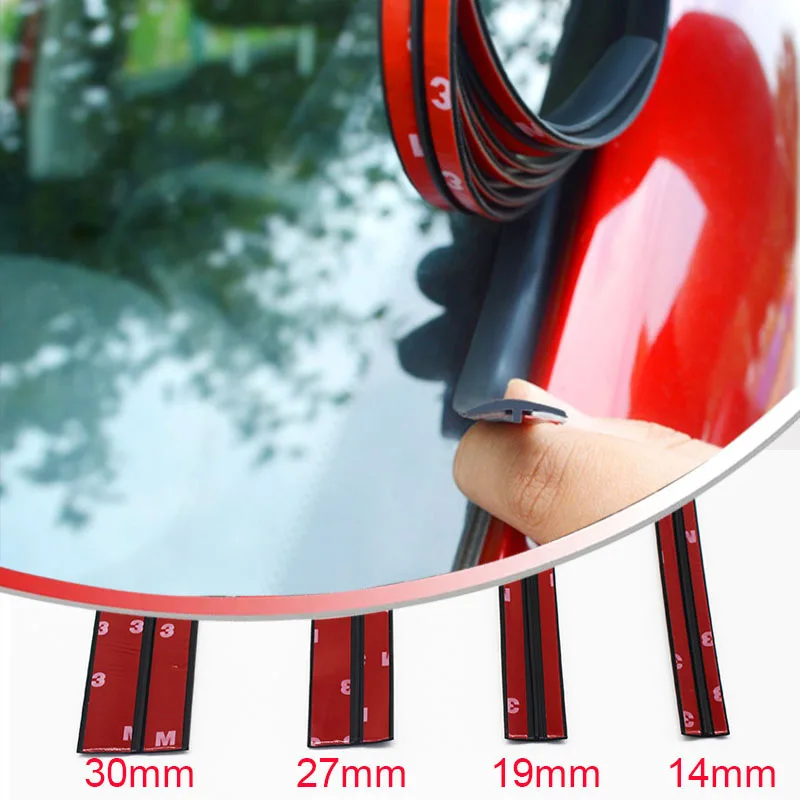 

Car Rubber Seals Edge T-Type Sealing Strips 14/19/27/30mm Auto Roof Windshield Car Sealant Protector Seal Strip Window Stickers