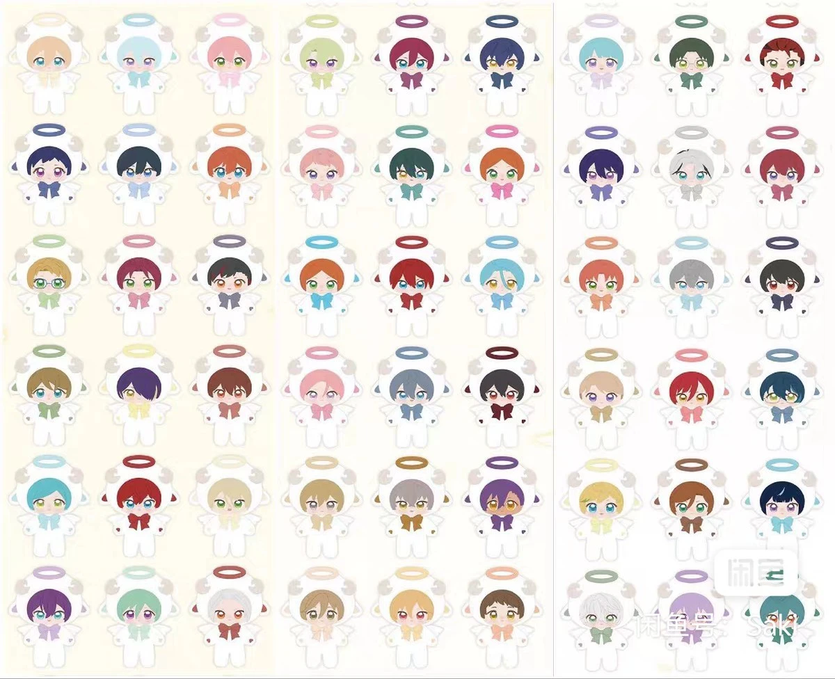 

2025 Новый Предпродажа Kagehira Mika Sakasaki Natsume Mikejima Madara Ансамбль Звезды информационんيرるováるová abe갑! Подвеска с блеском 15 см