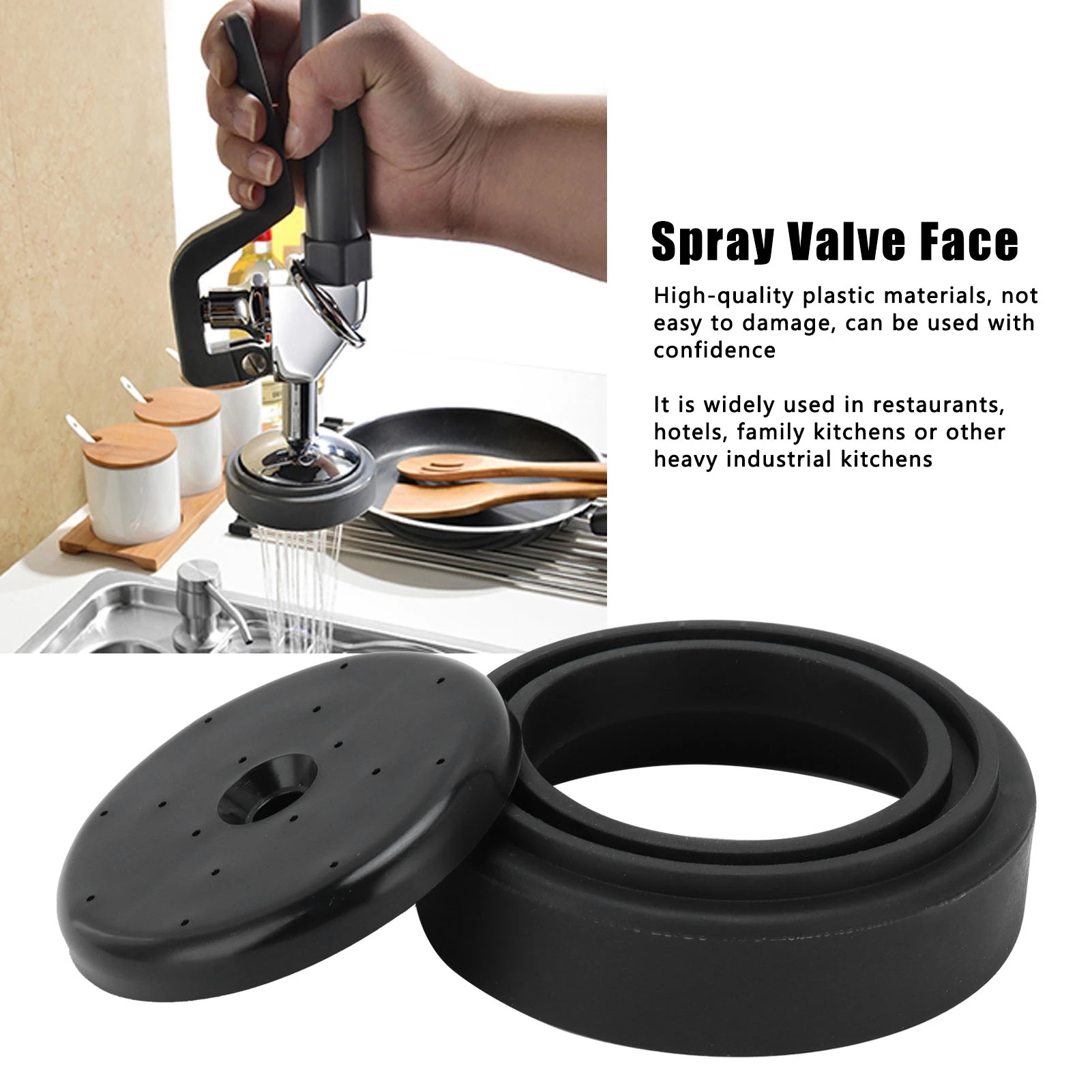 

Spray Face Screw Repair Kit Commercial Sink Sprayer Valve Replacement for Hotel Restaurant Kitchen Shower Faucet Cover Accessory