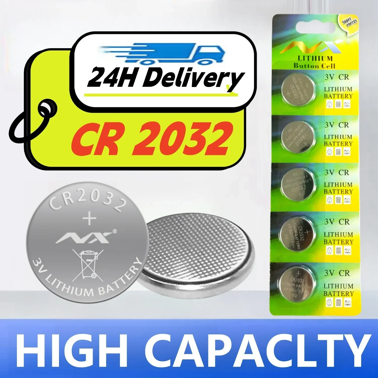 

CR2032 5-30PCS CR 2032 Button Battery 3V Lithium Battery For Watch Toy Calculator Car Remote Control Button Coin Cell