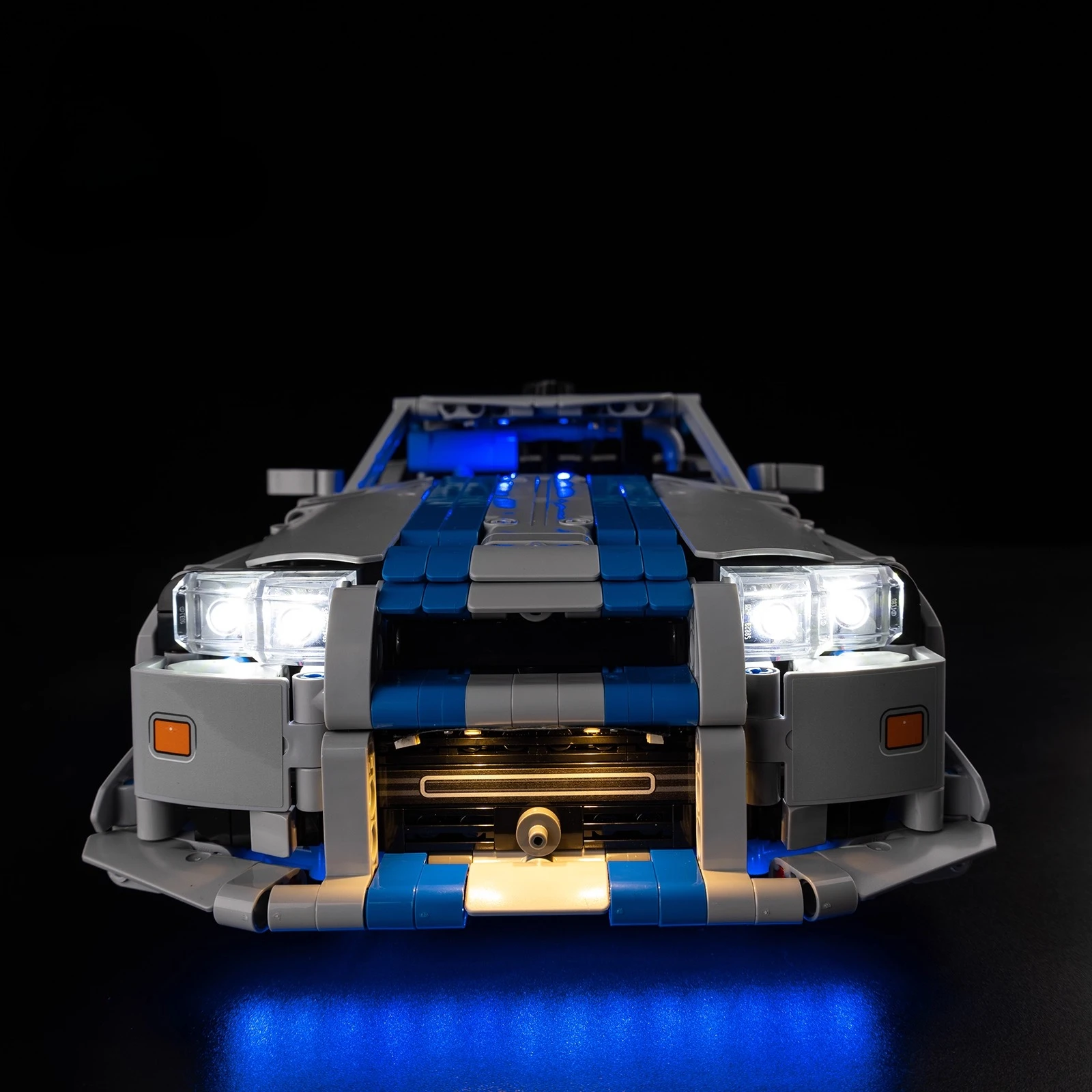 مجموعة إضاءة LED بدون نموذج مناسبة لسيارة LEGO Technic 2 Fast 2 Furious Nissan Skyline GT-R R34 42210 (لا تشمل مكعبات البناء) #6