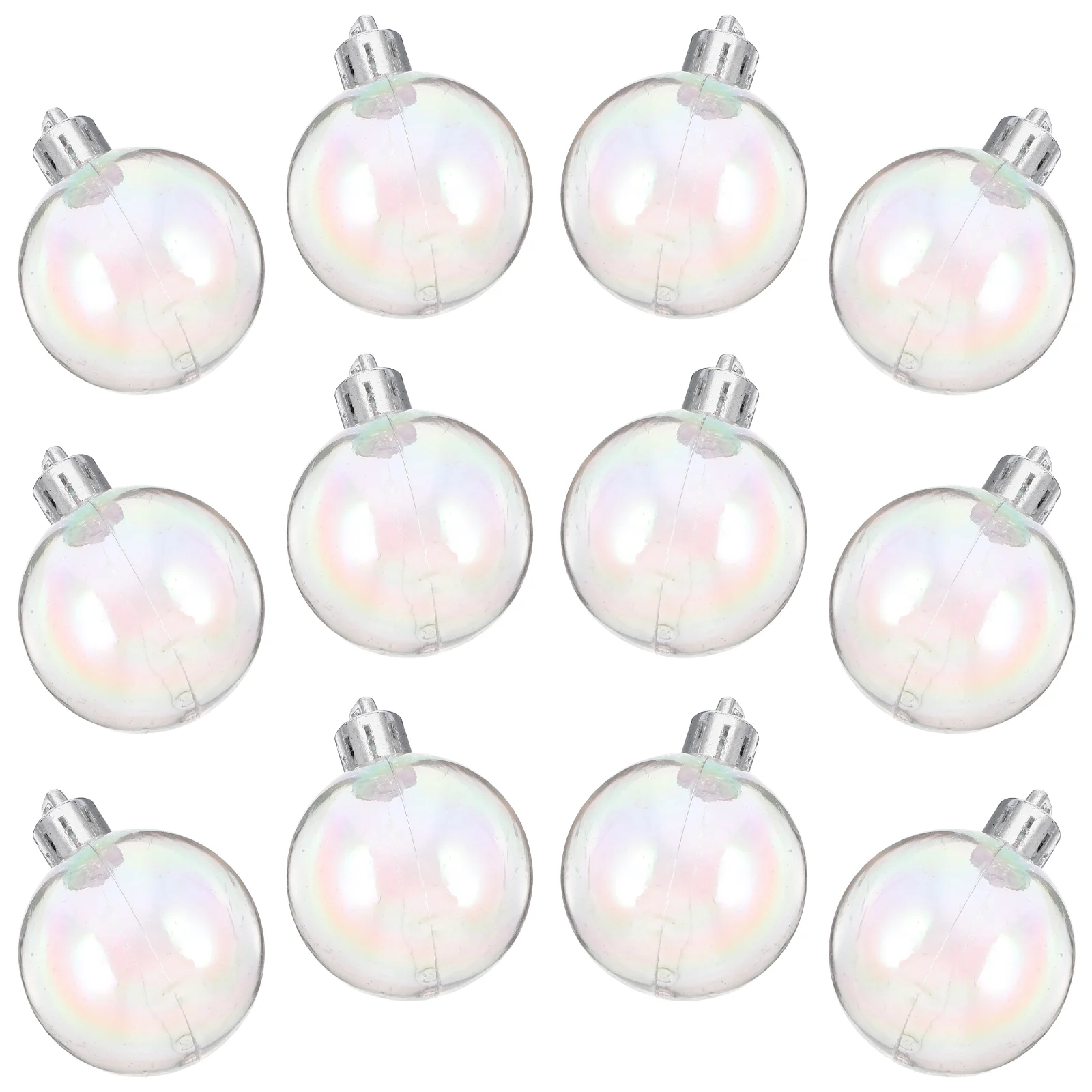 12 Pcs Pearl Bubble Ball Christmas Decoration Tree Decorations for Balls Liquidations Xmas Ornament Filling 2024