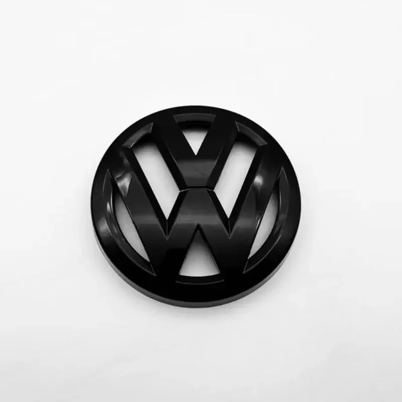 

For VOLKSWAGEN VW 1pc Universal Black Emblem for Volkswagen TIGUAN POLO, Front Rear Hood Badge