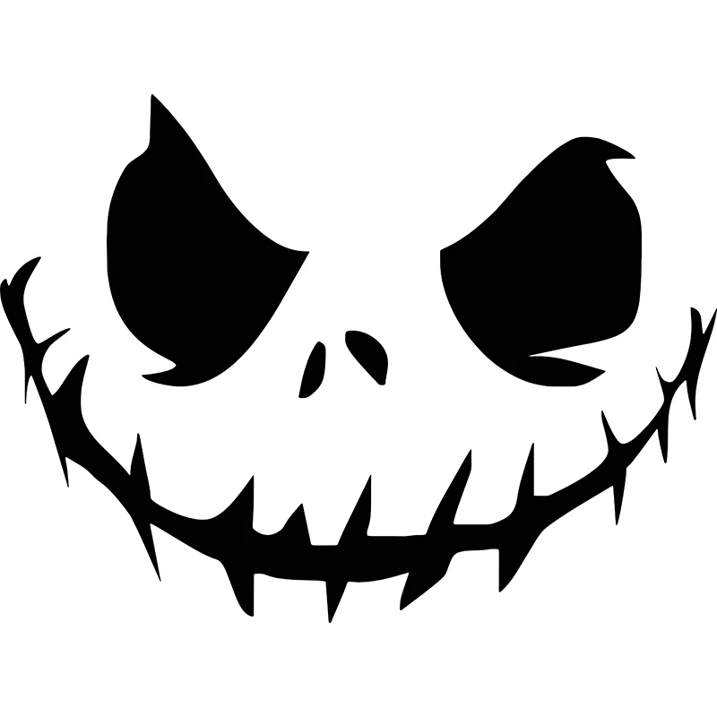 Small Town Ghost Pumpkin Grinning Skull Vinyl Sticker Car Sticker Car Motorcycle Laptop Decorative Creative Decal