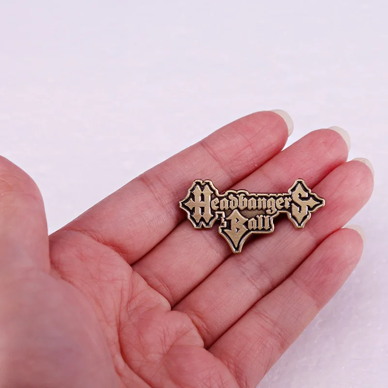 Headbangers Ball Music Television Program Enamel Pin Backpack Hat Bag Decorate Badges Boutique Medal Gift