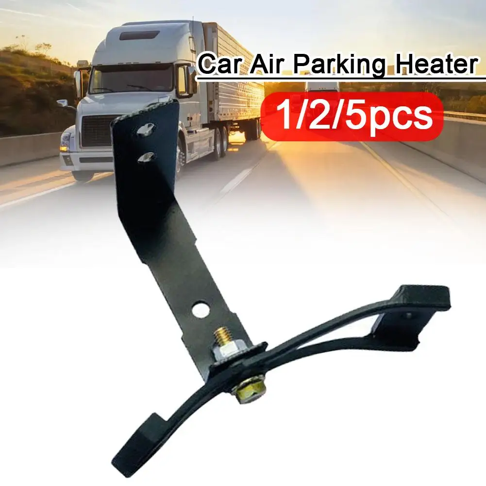 1pc Car Air Parking Heater Fuel Oil Pump Mounting Bracket Bracket Metalnoise Reduction Holder Shock Absorption Clamp Mute J4I3