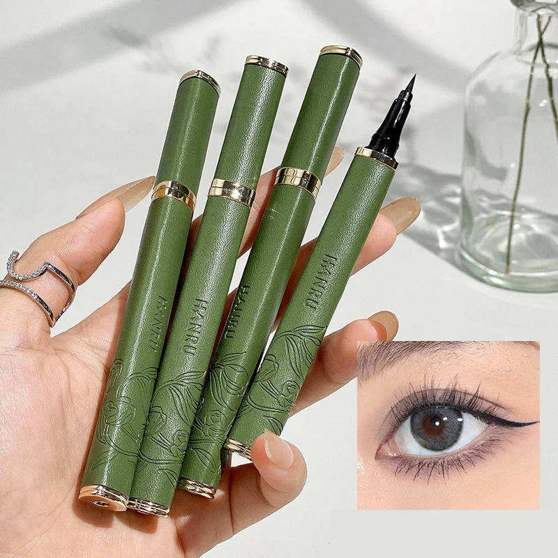 0.1mm Slanke Eyeliner Langdurige Vloeibare Eyeliner Pen Waterdicht Glad Liggen Zijderups Ogen Liner Potloden Oogmake-up Gereedschap 1pc