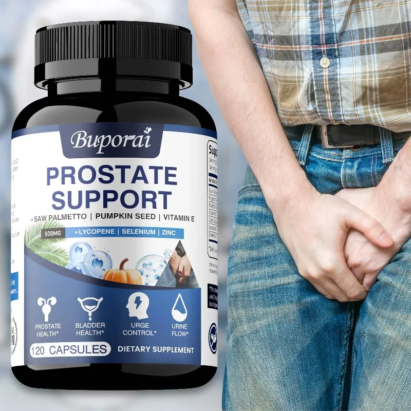 

Prostate Support - Promotes Prostate and Urinary Tract Health, Hair Health, Reduces Urination Frequency